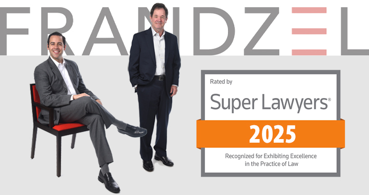 Michael Gomez and Steven Bloom, attorneys at Frandzel named SuperLawyers